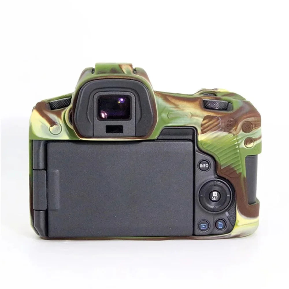 For Canon EOS R Camera Silicone Case Anti-scratch Camera Protective Sleeve Cover - Camouflage - 4