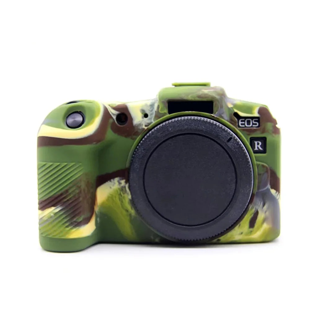 For Canon EOS RP Silicone Skin Case Anti-scratch Digital Camera Protective Cover - Camouflage - 1