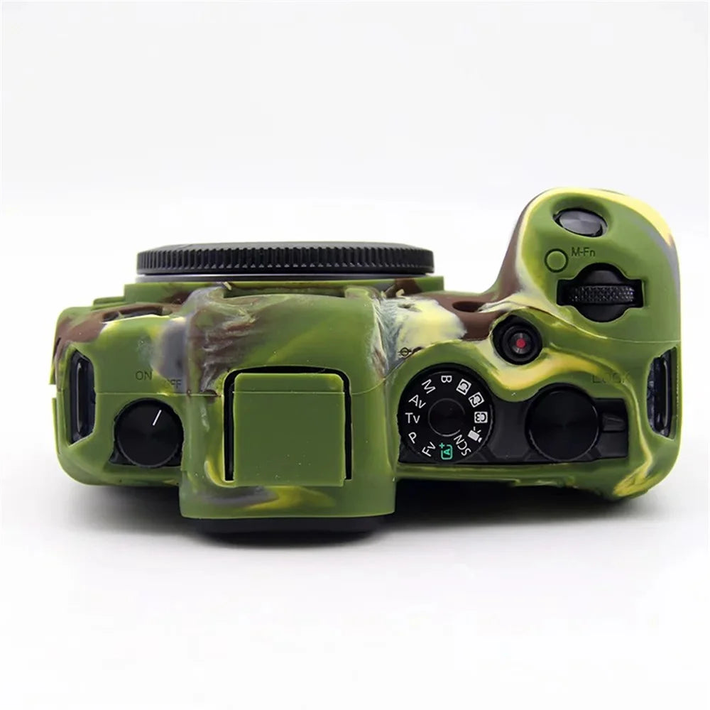 For Canon EOS RP Silicone Skin Case Anti-scratch Digital Camera Protective Cover - Camouflage - 3
