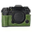 For Fujifilm X-T5 Anti-scratch PU Leather Camera Case Battery Opening Design Protective Cover with Screw - Green - 2
