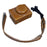Protective Case for Sony ZV-1F, Battery Opening Design Detachable PU Leather Camera Bag with Shoulder Strap - Brown - 1