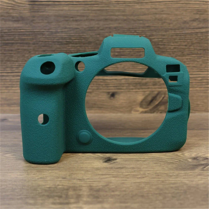 For Canon EOS R6 Mark II Silicone Case Anti-scratch Digital Camera Protective Cover - Army Green - 3