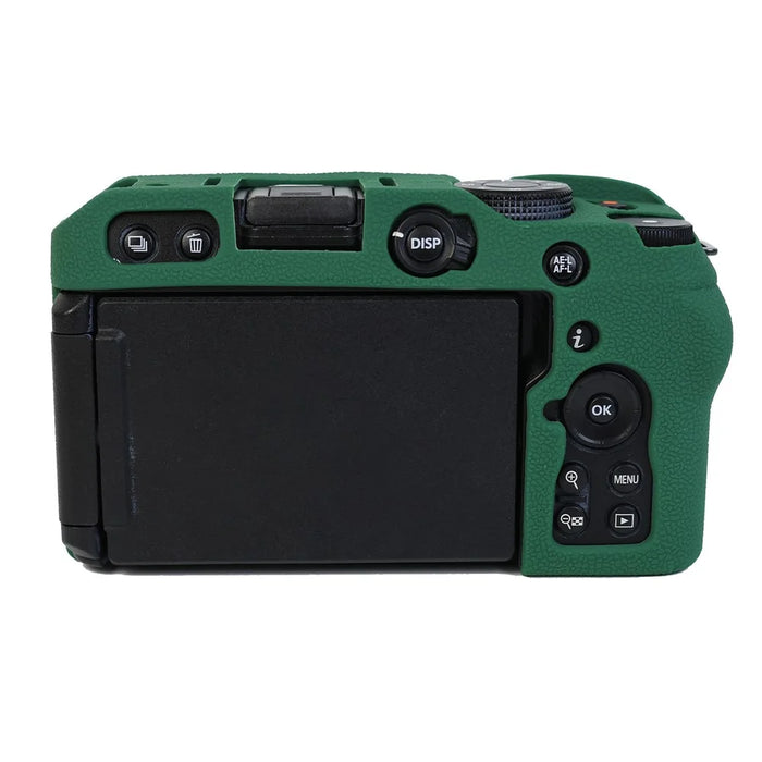 Anti-drop Sleeve for Nikon Z 30 Camera Non-slip Silicone Cover Dust-proof Protective Case - Blackish Green - 4