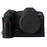 For Canon EOS R8 PU Leather Camera Bottom Case Half Body Protective Cover with Battery Opening - Black - 2