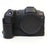 For Canon EOS R8 Genuine Cow Leather Camera Bottom Case Half Body Cover with Battery Opening - Black - 1