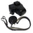 For Canon EOS R8 PU Leather Camera Bag Battery Opening Design Protective Cover - Black - 1