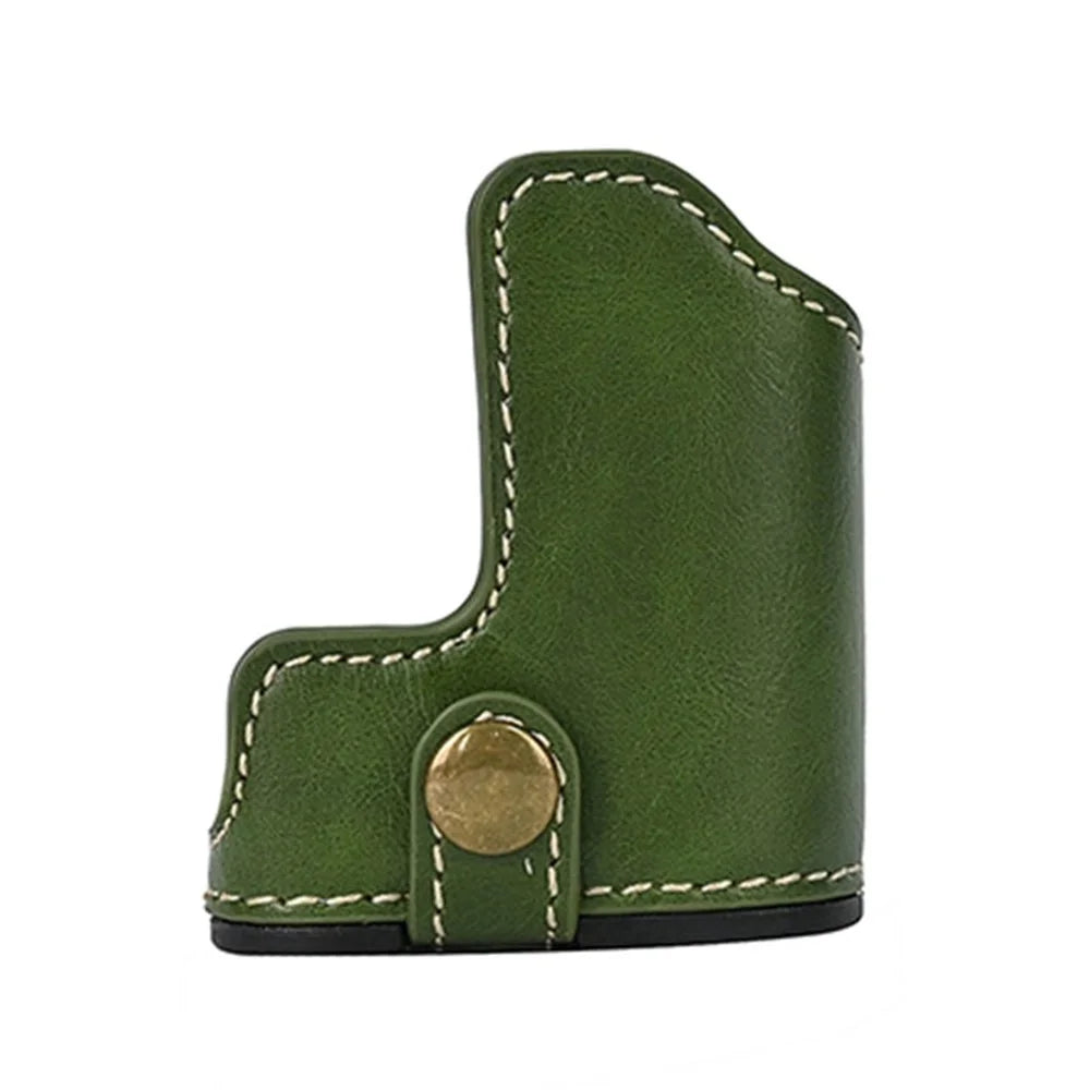 For Canon EOS R50 / R100 Camera Bottom Sleeve Large Opening Design PU Leather Half Body Case - Green - 6