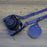 For Canon EOS R50 / R100 Camera Case Battery Opening Design Palm Texture Leather Bag with Strap and Small Bag - Dark Blue - 7