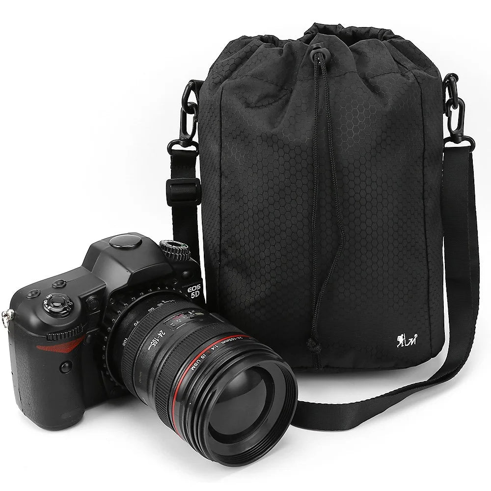 JN XK Oxford Cloth Shoulder Bag for Canon, Fuji, Sony Cameras Crossbody Bag with Adjustable Shoulder Strap - 2