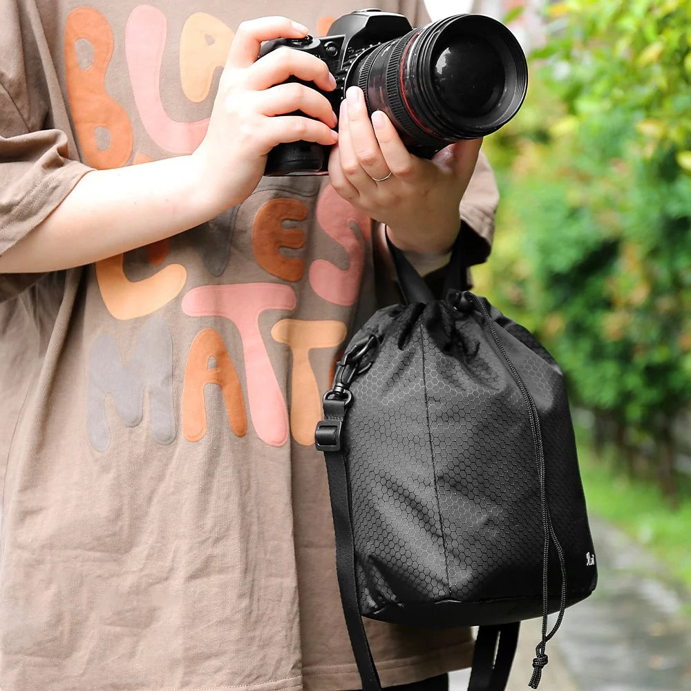 JN XK Oxford Cloth Shoulder Bag for Canon, Fuji, Sony Cameras Crossbody Bag with Adjustable Shoulder Strap - 6