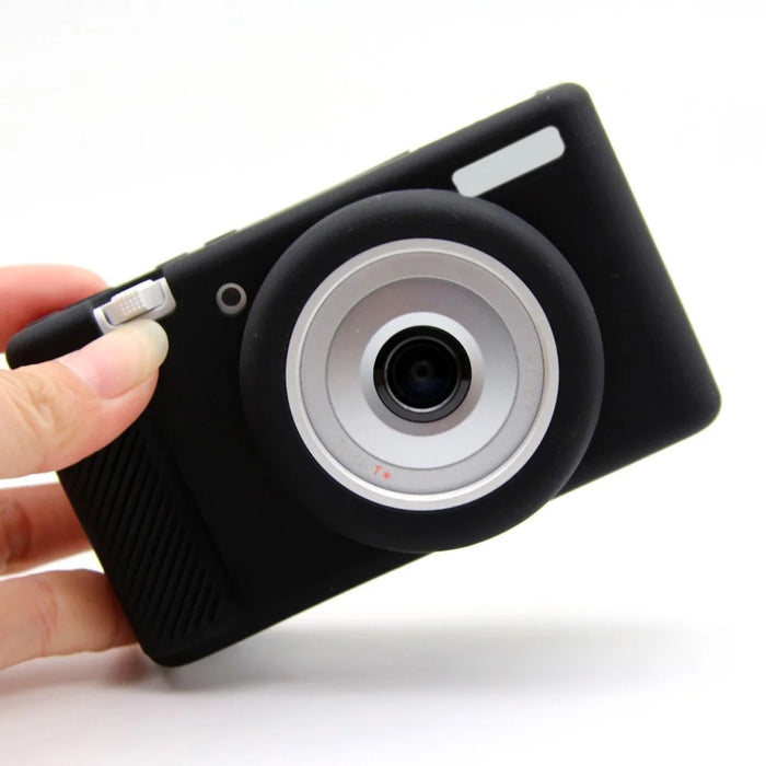 For Sony ZV-1F / ZV-1 / ZV-1 II Soft Silicone Case Camera Protector Anti-Scratch Sleeve Drop Protection Cover - Black - 7