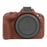 For Canon EOS R50 Soft Silicone Anti-drop Case Camera Protective Cover - Coffee - 1