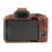 For Canon EOS R50 Soft Silicone Anti-drop Case Camera Protective Cover - Coffee - 2
