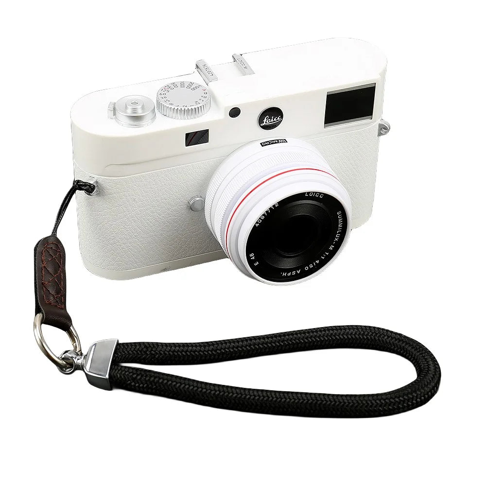 JN-JS SLR Camera Hand Strap Camera Carrying Lanyard Anti-lost Cotton Wrist Rope - Black - 2