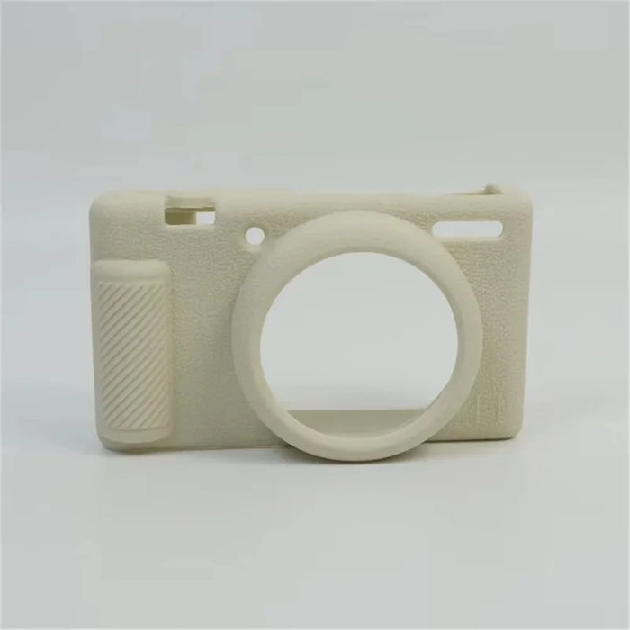 For Sony ZV-1 II / ZV-1M2 Anti-drop Soft Silicone Case Camera Protective Cover - Beige - 2