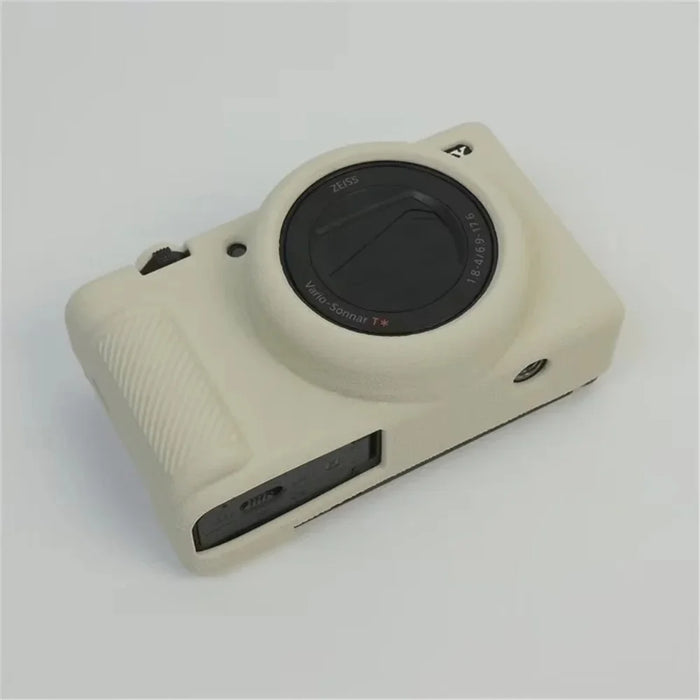 For Sony ZV-1 II / ZV-1M2 Anti-drop Soft Silicone Case Camera Protective Cover - Beige - 3