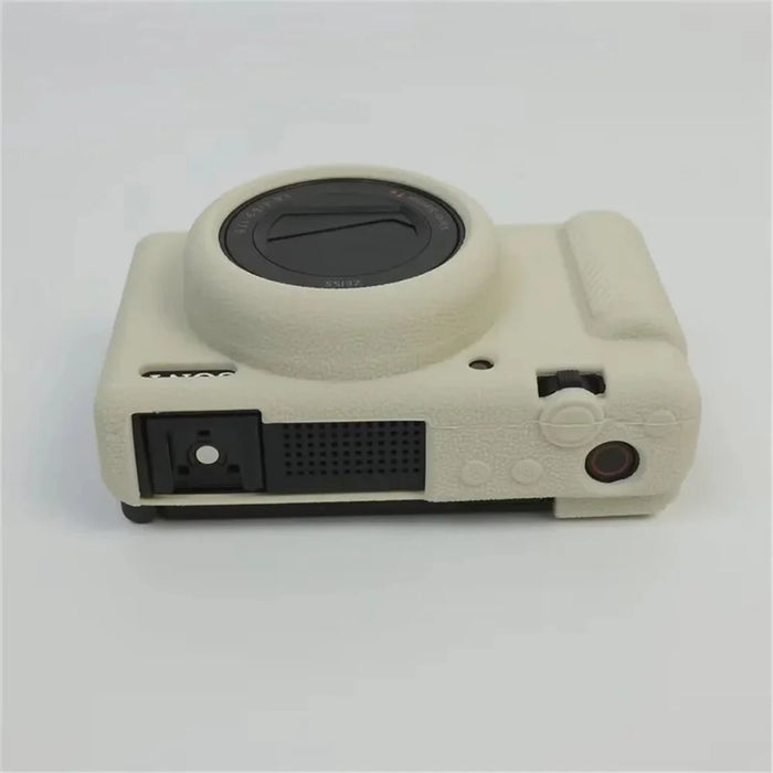 For Sony ZV-1 II / ZV-1M2 Anti-drop Soft Silicone Case Camera Protective Cover - Beige - 6