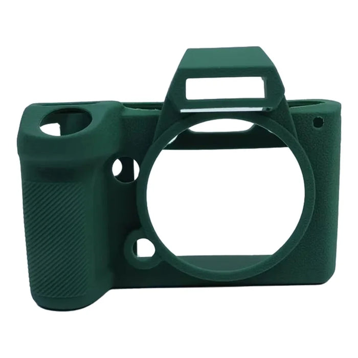 For Panasonic Lumix S5 Mark II Camera Protector Anti-Scratch Silicone Case Sleeve Drop Protection Cover - Blackish Green - 2