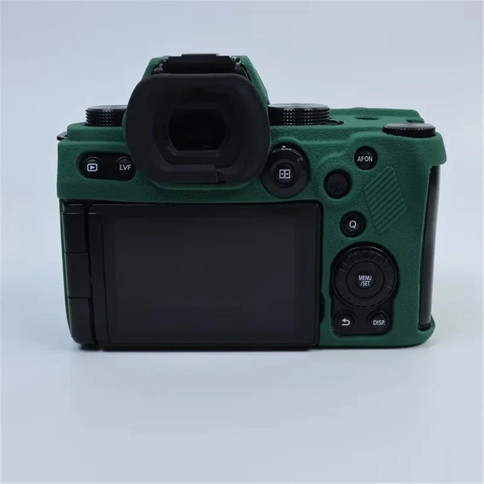 For Panasonic Lumix S5 Mark II Camera Protector Anti-Scratch Silicone Case Sleeve Drop Protection Cover - Blackish Green - 7