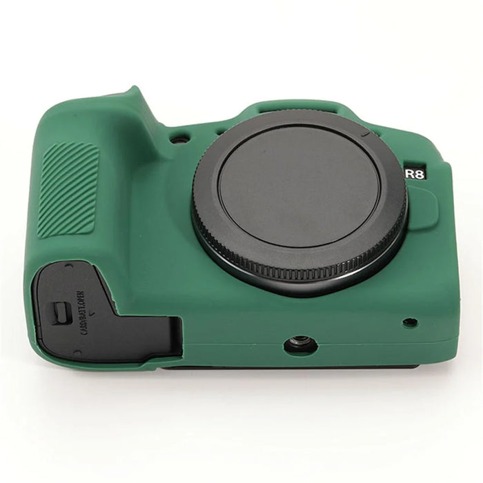 For Canon EOS R8 Camera Protector Anti-Scratch Sleeve Silicone Case Drop Protection Cover - Green - 3