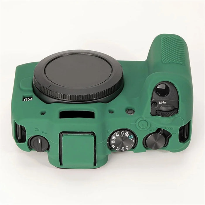For Canon EOS R8 Camera Protector Anti-Scratch Sleeve Silicone Case Drop Protection Cover - Green - 6