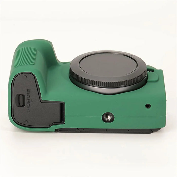 For Canon EOS R8 Camera Protector Anti-Scratch Sleeve Silicone Case Drop Protection Cover - Green - 7