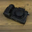 For Fujifilm X-S20 Camera PU Leather Bottom Case Battery Opening Design Half Body Cover with Hand Strap - Black - 3