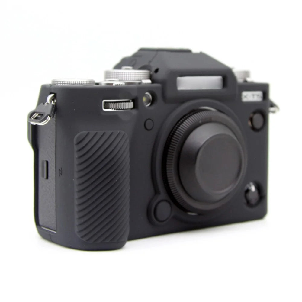 For Fujifilm X-T5 Soft Silicone Anti-scratch Case Camera Protective Cover - Black - 3