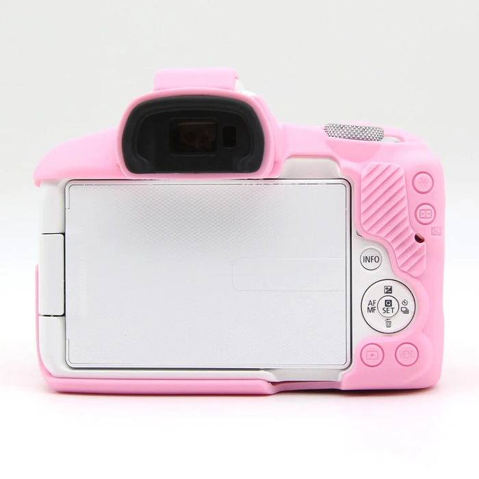 For Canon EOS R50 Camera Protective Cover Soft Silicone Anti-collision Sleeve - Pink - 6