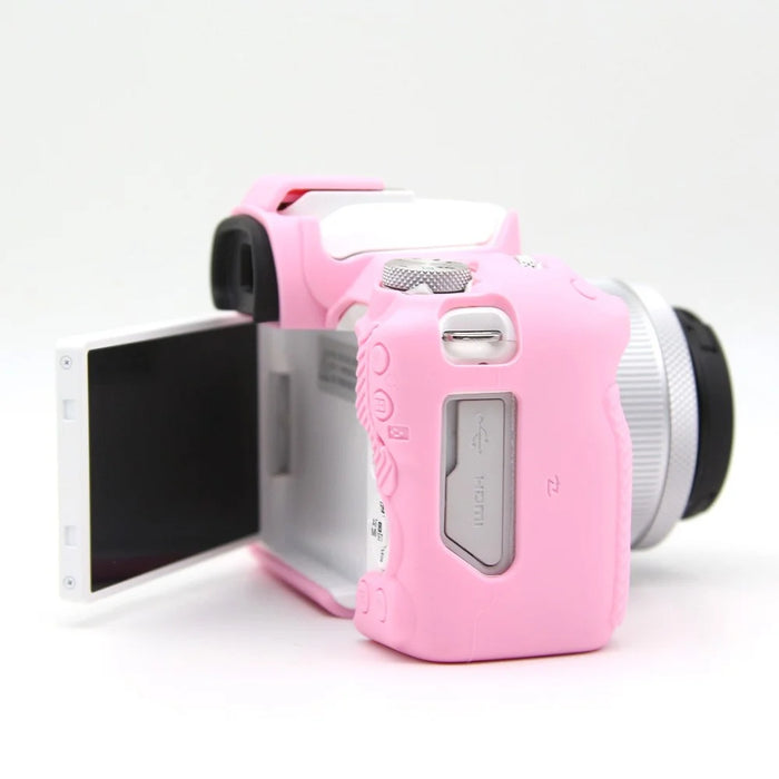 For Canon EOS R50 Camera Protective Cover Soft Silicone Anti-collision Sleeve - Pink - 7