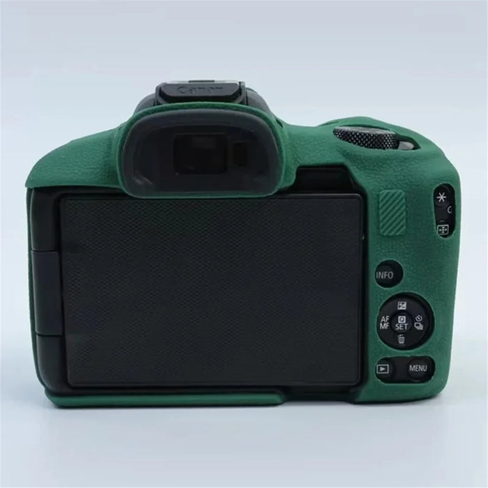 Silicone Case For Canon R50, Drop Protection Cover Camera Protector Anti-Scratch Sleeve - Blackish Green - 6
