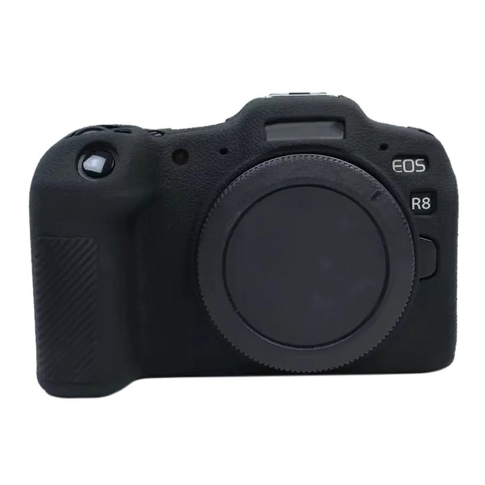 For Canon EOS R8 Case Scratch-resistant Silicone Camera Cover Protector - Black - 1