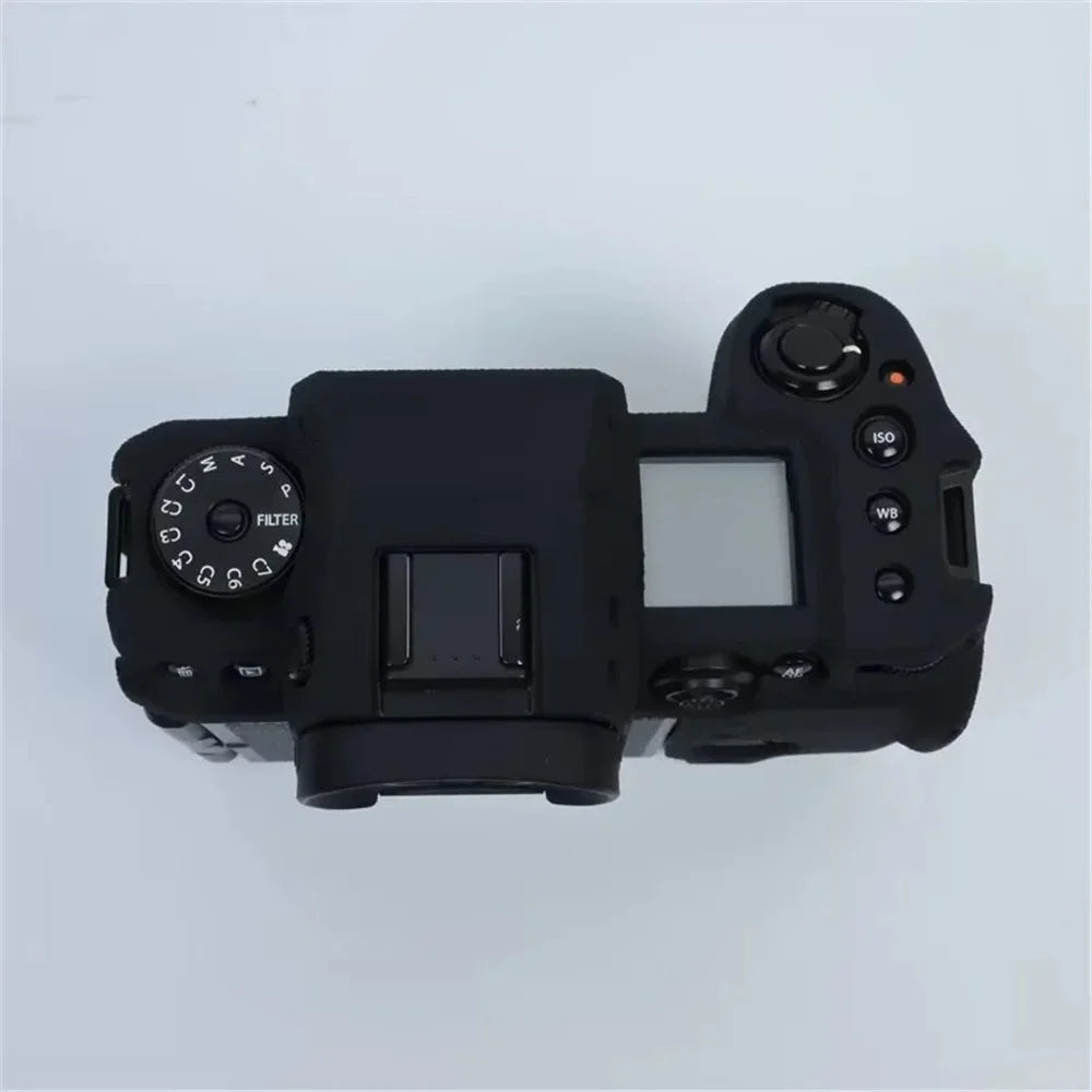 For Fujifilm X-H2 / X-H2S Camera Silicone Case Sleeve Dust-proof Protective Cover - Black - 5
