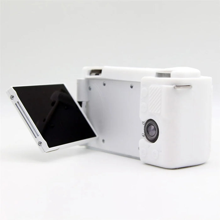 Dust-proof Sleeve for Sony ZV-E10 Camera Non-slip Silicone Cover Protective Case - White - 5