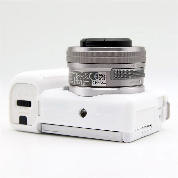 Dust-proof Sleeve for Sony ZV-E10 Camera Non-slip Silicone Cover Protective Case - White - 7