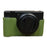 For Sony ZV-1 II / ZV-1F Camera Case PU Leather Half Body Protective Cover with Screw - Green - 1
