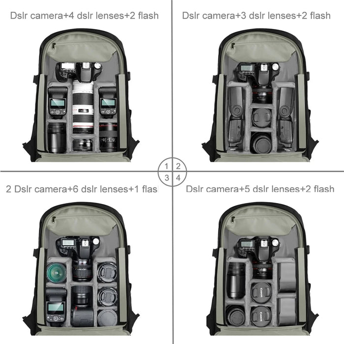 PULUZ PU5015B Camera Backpack for DJI Ronin-SC / Ronin-S Handheld Gimbal Waterproof Oxford Cloth Shoulder Bag - 3