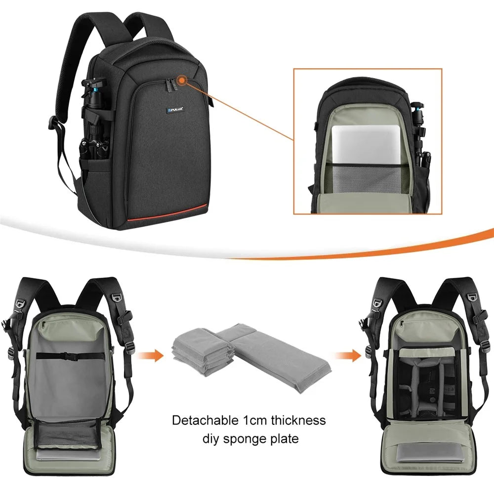 PULUZ PU5015B Camera Backpack for DJI Ronin-SC / Ronin-S Handheld Gimbal Waterproof Oxford Cloth Shoulder Bag - 4