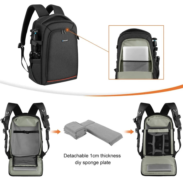 PULUZ PU5015B Camera Backpack for DJI Ronin-SC / Ronin-S Handheld Gimbal Waterproof Oxford Cloth Shoulder Bag - 4