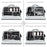 PULUZ PU5016B Digital Camera Handbag Crossbody Bag Padded Dividers SLR Camera Shoulder Bag - 3