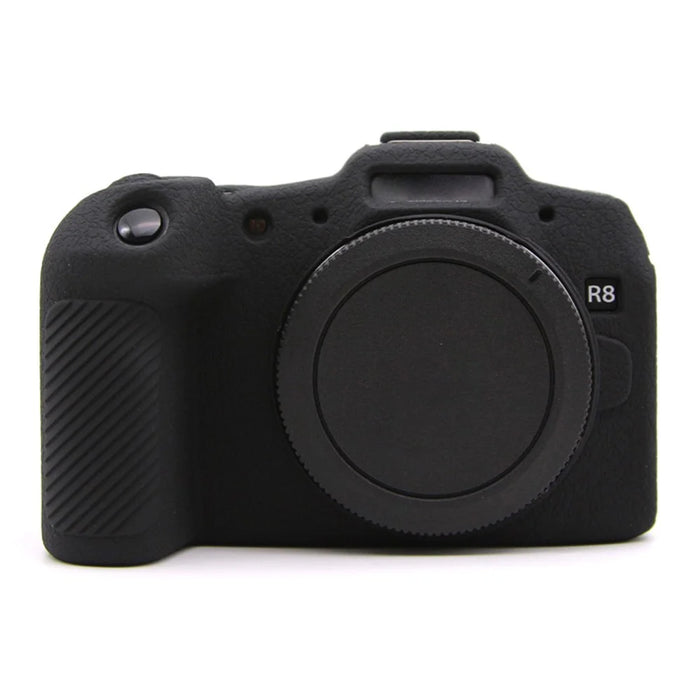 For Canon EOS R8 Dustproof Camera Protector Sleeve Silicone Case Drop Protection Cover - Black - 2