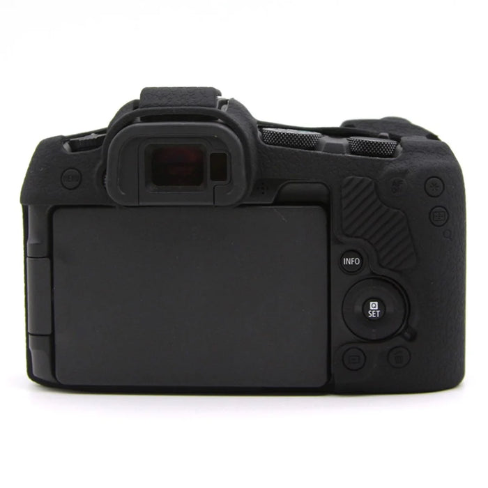 For Canon EOS R8 Dustproof Camera Protector Sleeve Silicone Case Drop Protection Cover - Black - 4
