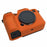 For Sony A7R5 / A7M5 Silicone Case Camera Protector Sleeve Protection Cover - Orange - 2