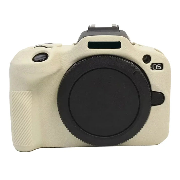 For Canon EOS R100 Camera Protector Sleeve Silicone Case Drop Protection Cover - Beige - 1