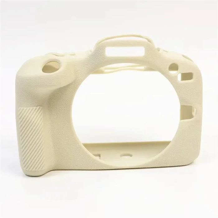 For Canon EOS R100 Camera Protector Sleeve Silicone Case Drop Protection Cover - Beige - 5