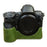 For Nikon Z8 PU Leather Bottom Case Anti-scratch Half Body Camera Cover with Battery Opening - Green - 1
