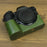 For Nikon Z8 PU Leather Bottom Case Anti-scratch Half Body Camera Cover with Battery Opening - Green - 2