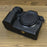 For Nikon Z8 Genuine Cow Leather Bottom Case Half Body Camera Cover with Battery Opening - Black - 2