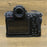 For Nikon Z8 Genuine Cow Leather Bottom Case Half Body Camera Cover with Battery Opening - Black - 3