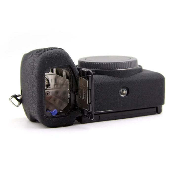 For Sony A6700 Textured Case Anti-Scratch Silicone Cover Camera Sleeve - Black - 4